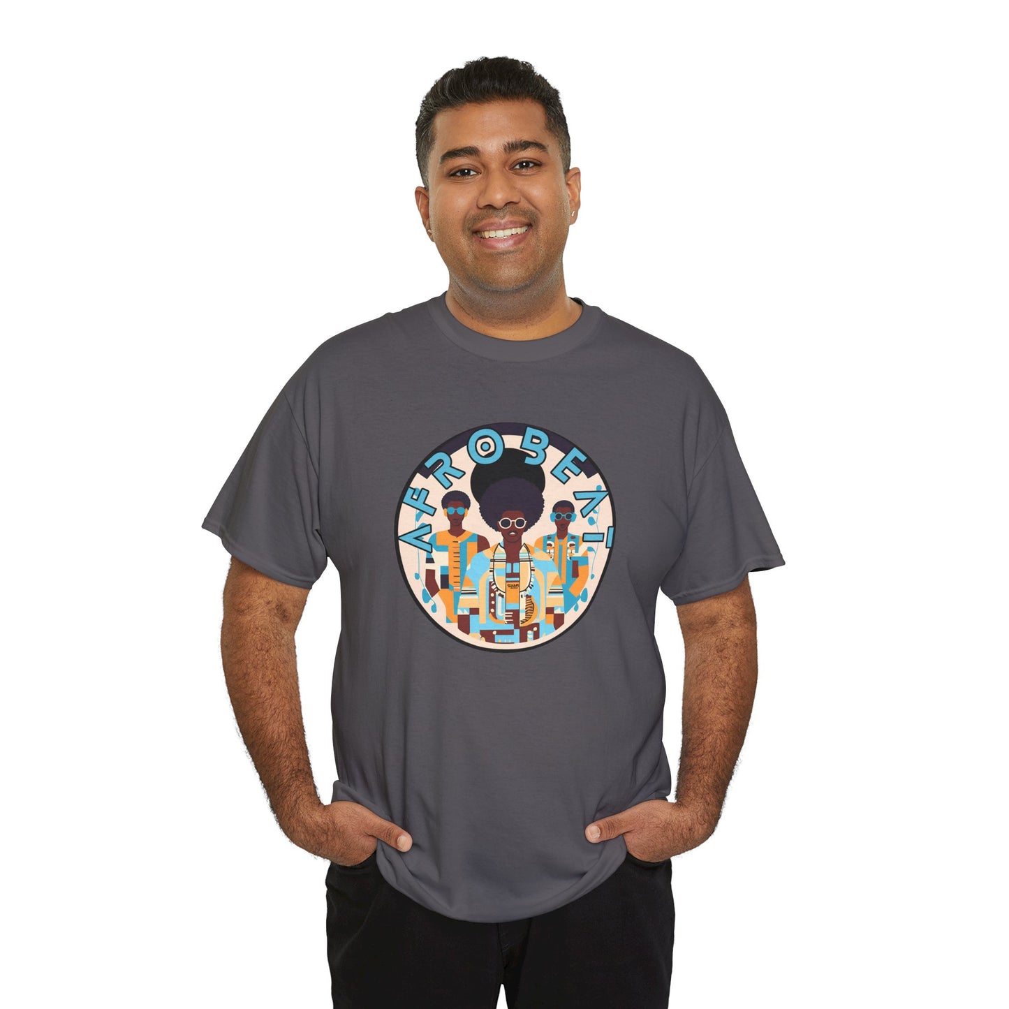 Unisex Heavy Cotton Tee: Afrobeat