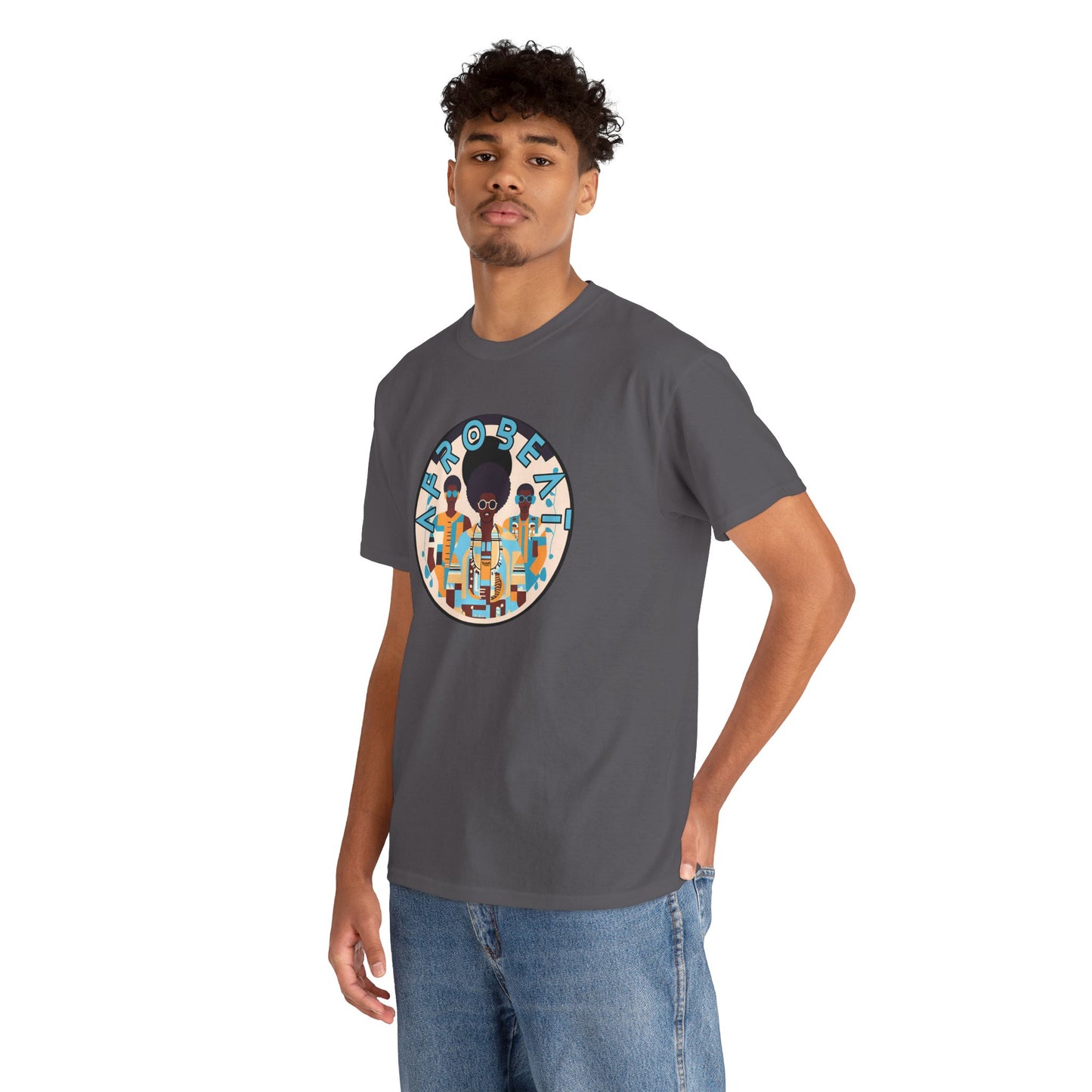 Unisex Heavy Cotton Tee: Afrobeat