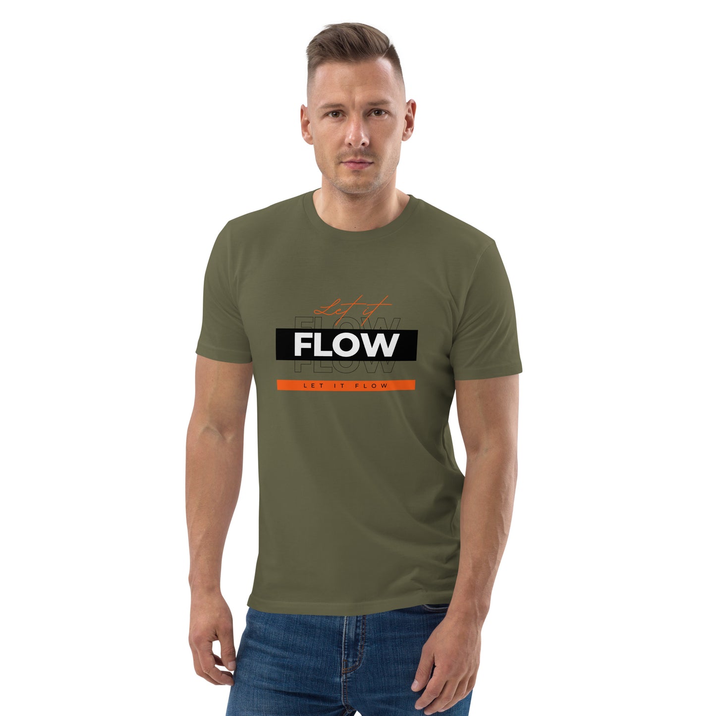 Unisex organic cotton t-shirt: Flow
