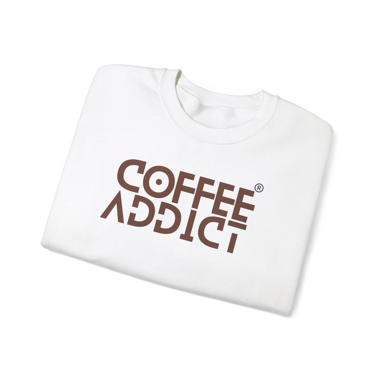 Unisex Heavy Crewneck Sweatshirt : Coffee