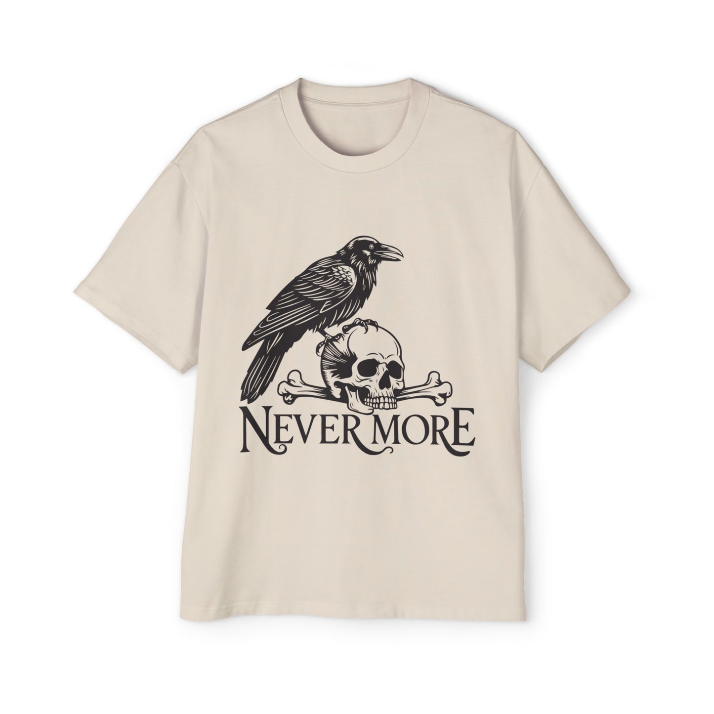 Heavy Oversized T-shirt: Nevermore