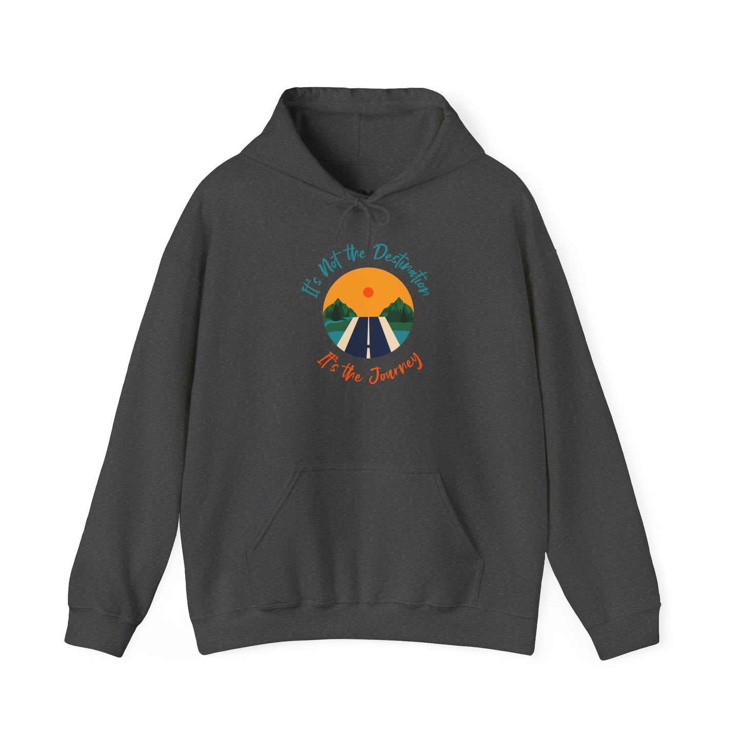 Unisex Heavy Hooded Sweatshirt: The journey