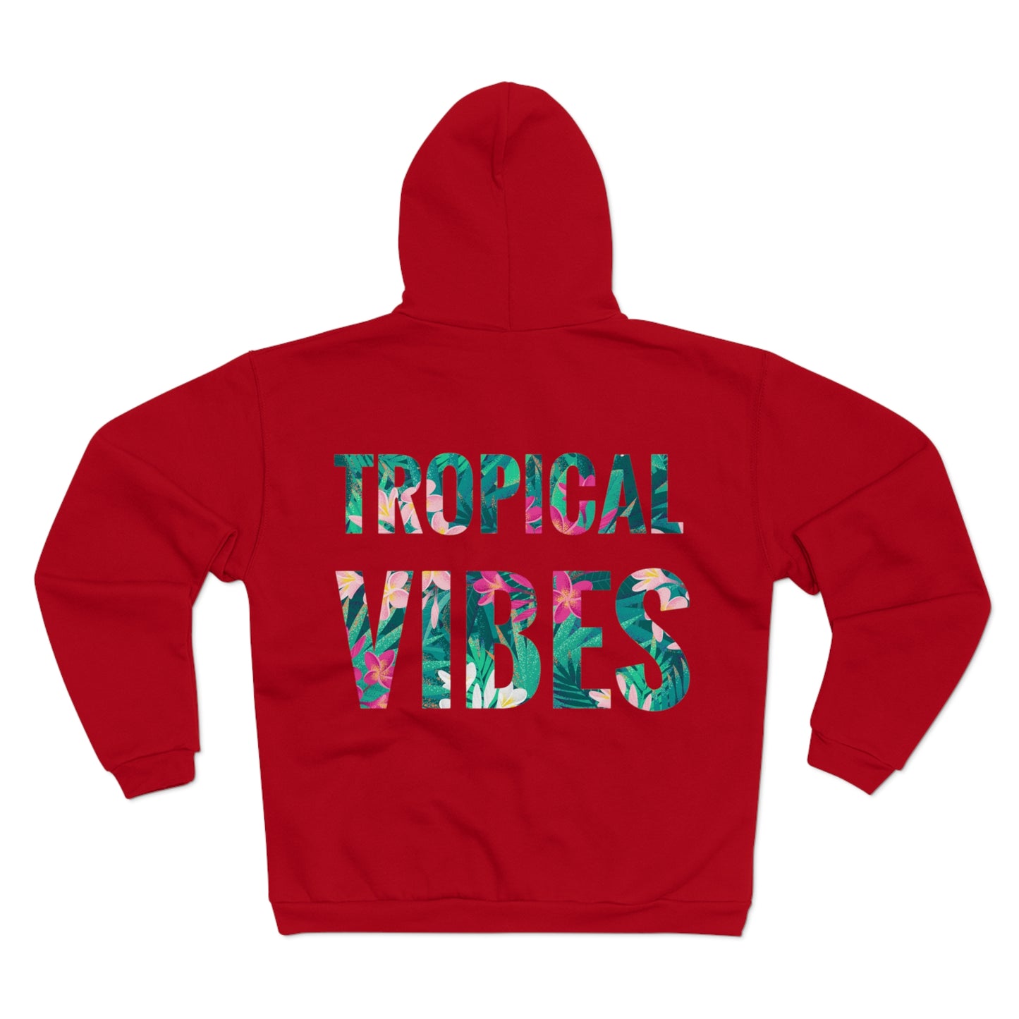 Red hoodie.