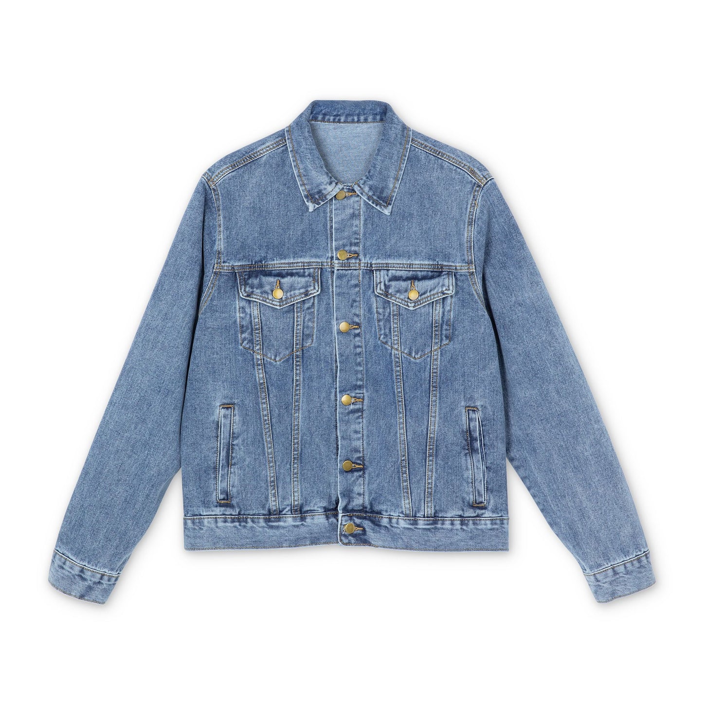 Denim Jacket: Red tribe