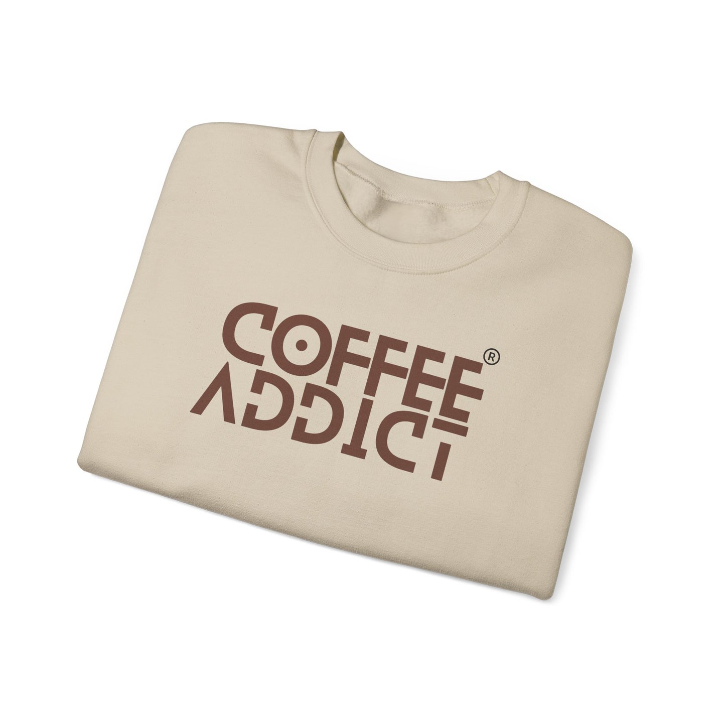 Unisex Heavy Crewneck Sweatshirt : Coffee