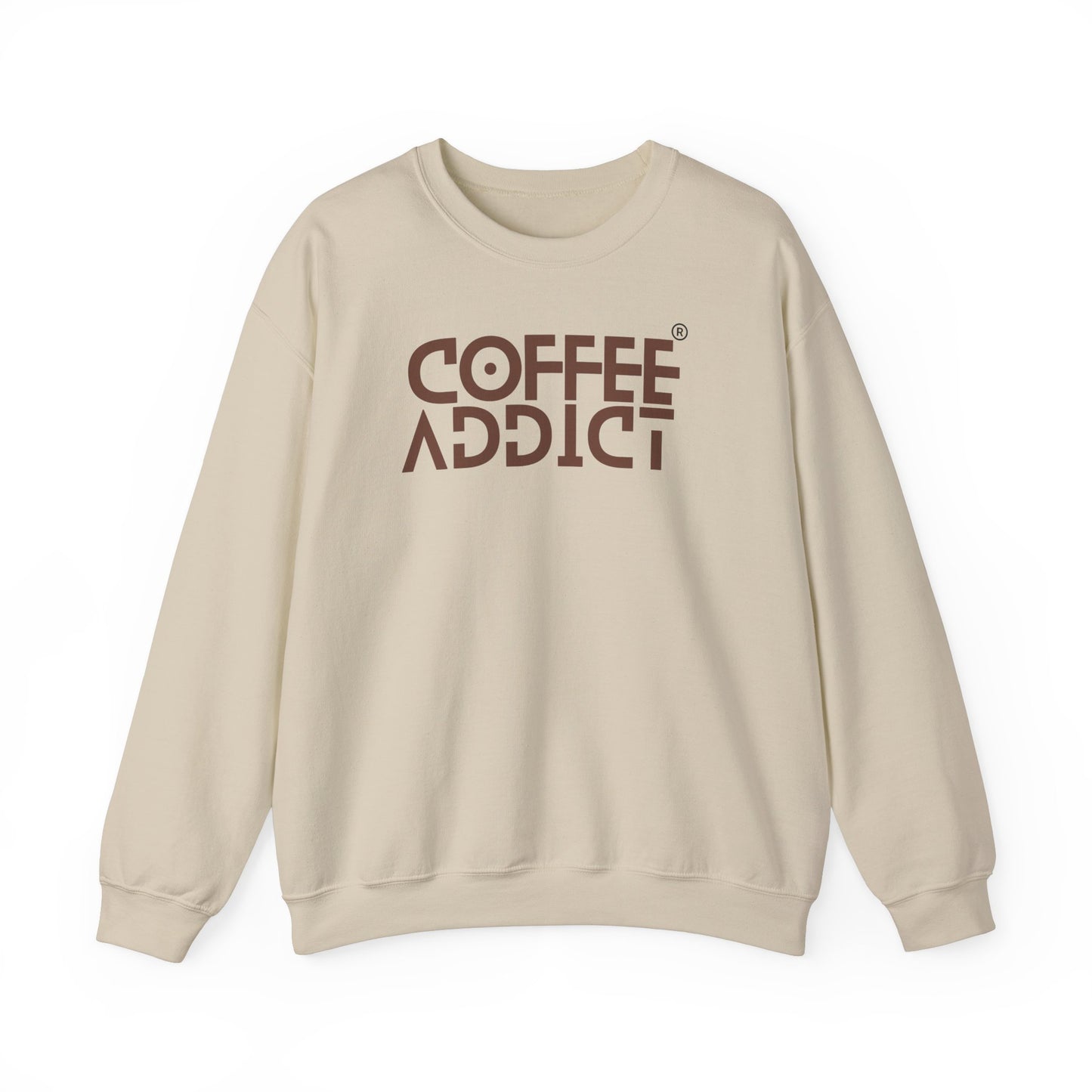 Unisex Heavy Crewneck Sweatshirt : Coffee