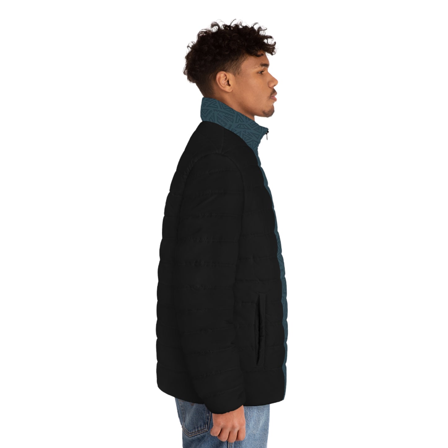 Puffer Jacket: Blue