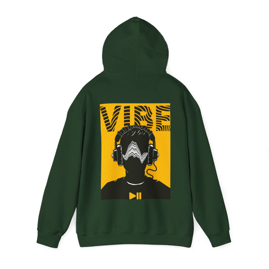 Vibe green hoodie.