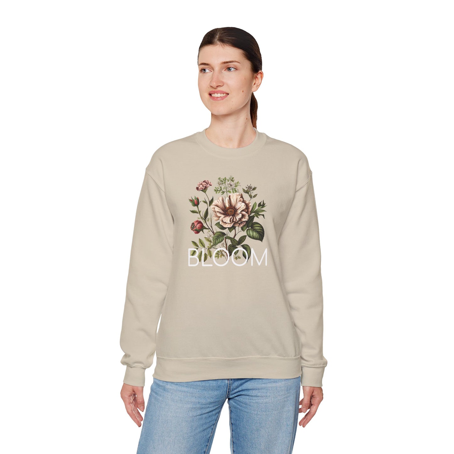 Heavy Crewneck Sweatshirt: Bloom