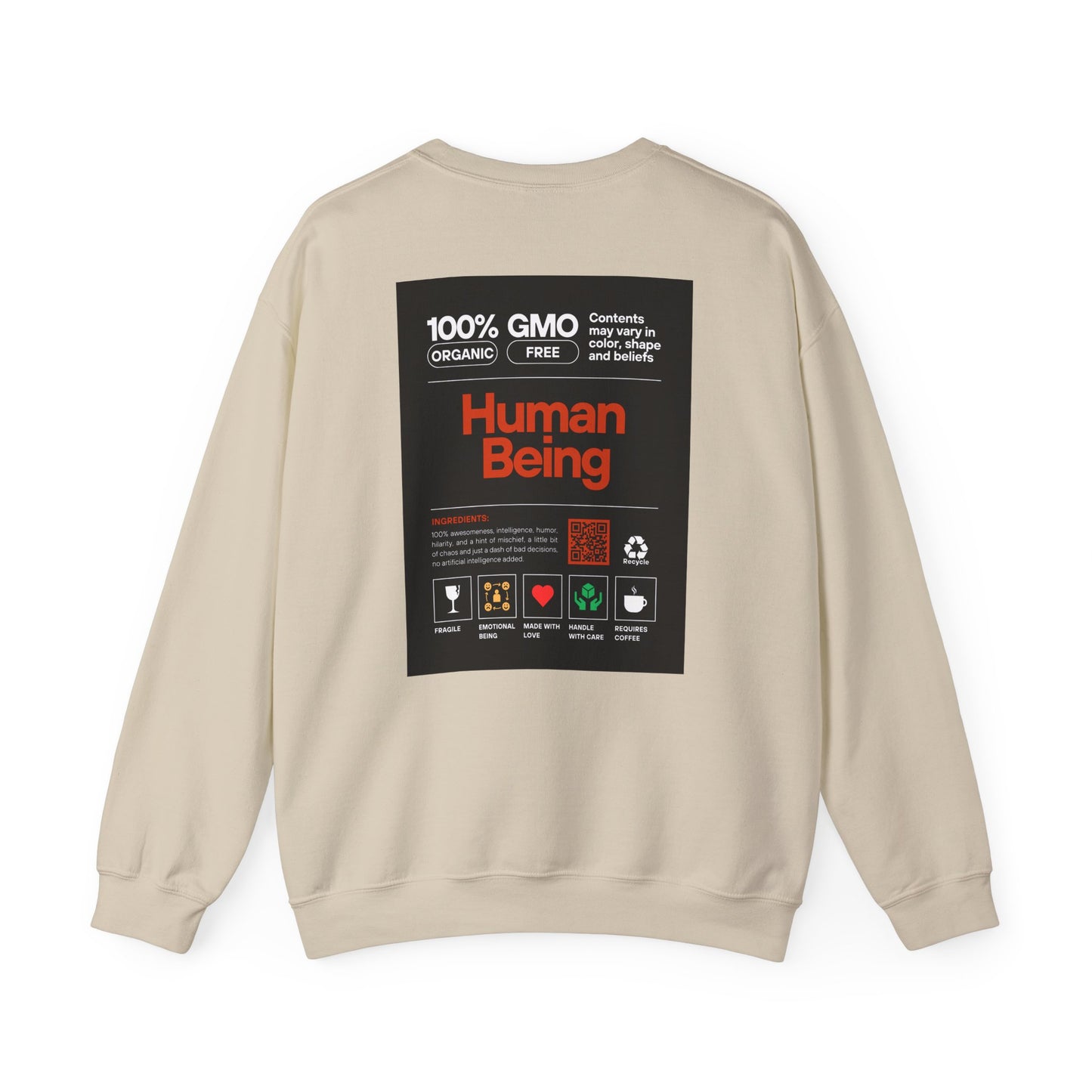 Unisex Heavy Crewneck Sweatshirt: Human being