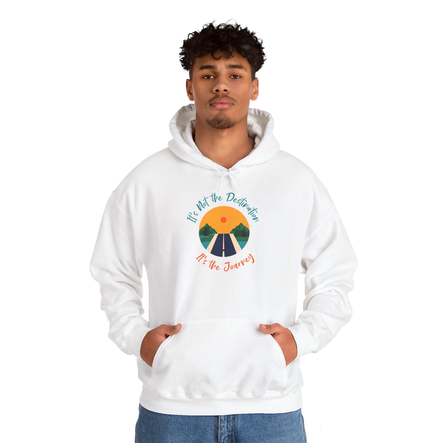 Unisex Heavy Hooded Sweatshirt: The journey