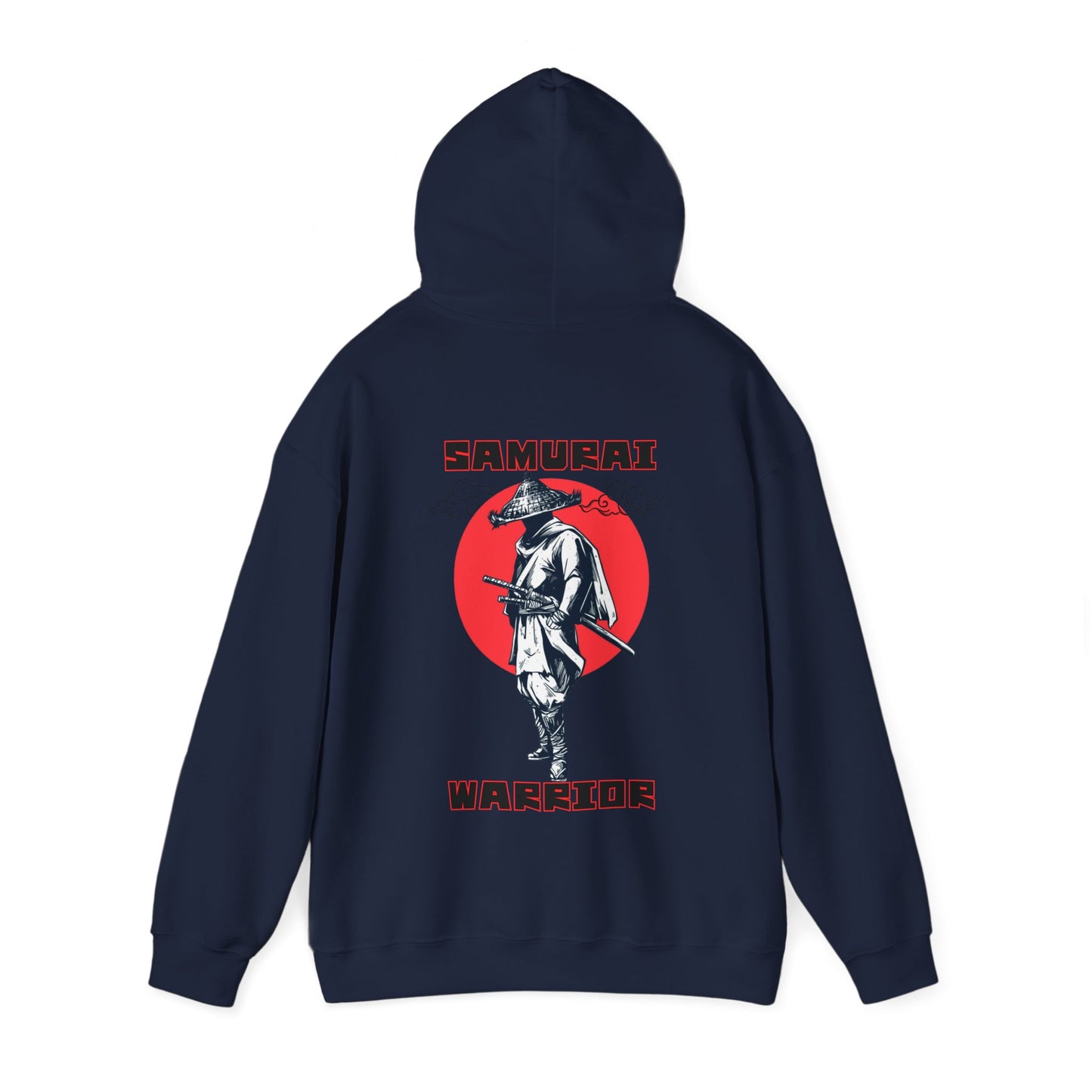 Unisex Heavy Hooded Sweatshirt : Samurai