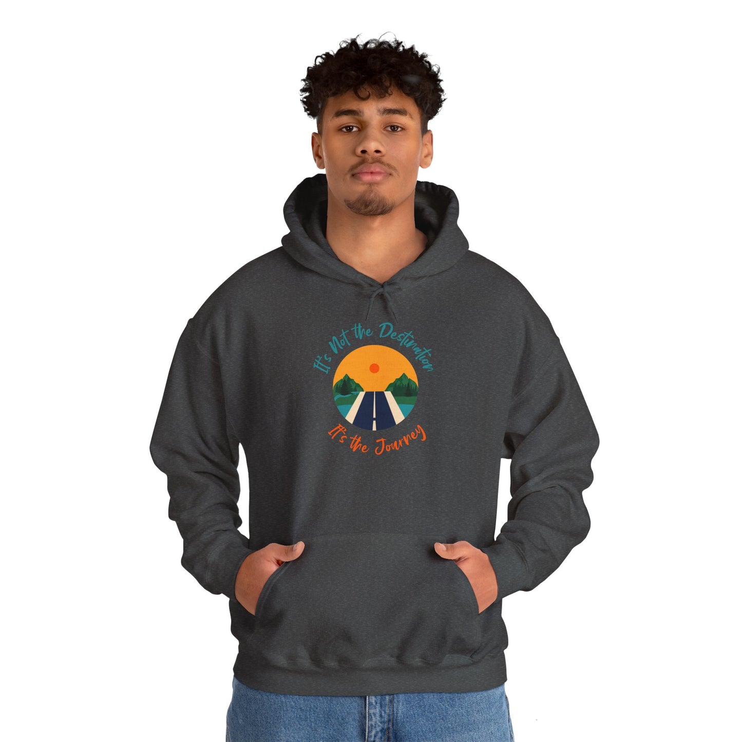 Unisex Heavy Hooded Sweatshirt: The journey