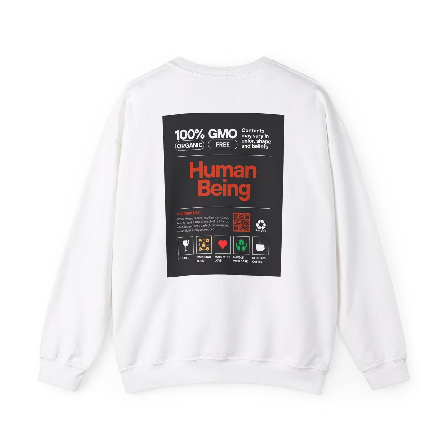 Unisex Heavy Crewneck Sweatshirt: Human being