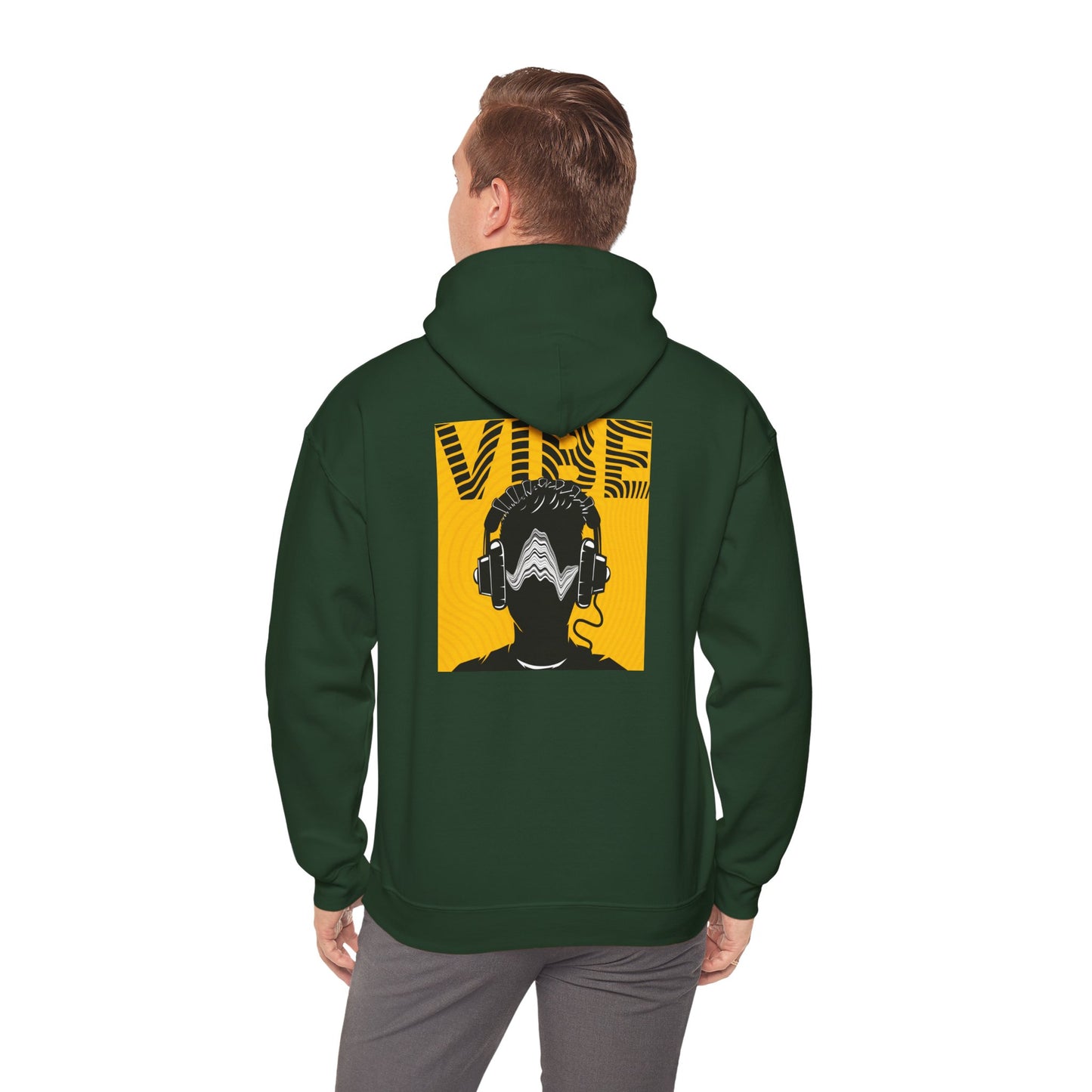 Unisex Heavy Hooded Sweatshirt: Vibe