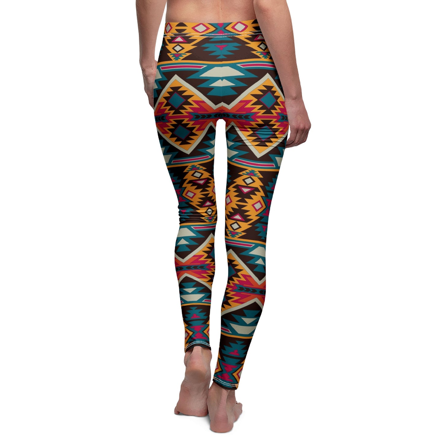 Women's Mid-rise Casual Leggings: Printsy