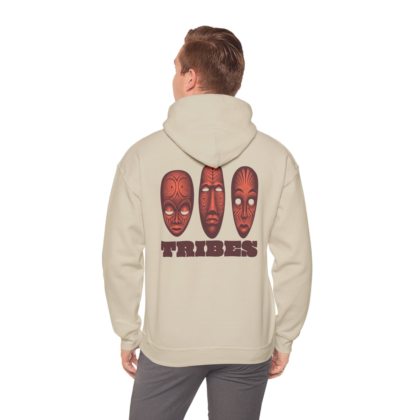 Unisex Heavy Hooded Sweatshirt: Tribes