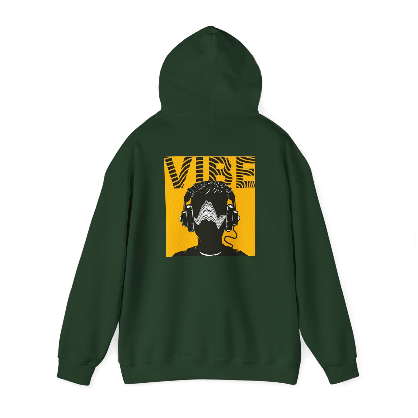 Unisex Heavy Hooded Sweatshirt: Vibe