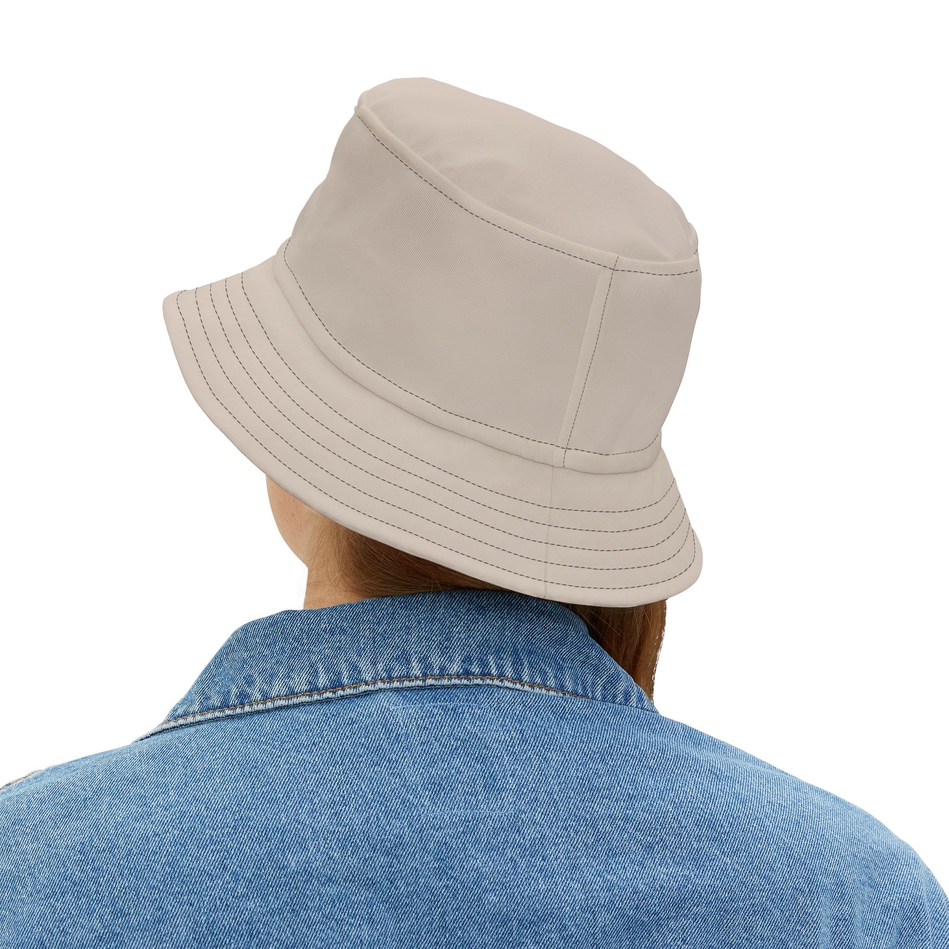 Bucket hat beige.