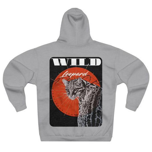 Unisex Pullover Hoodie: Wild leopard