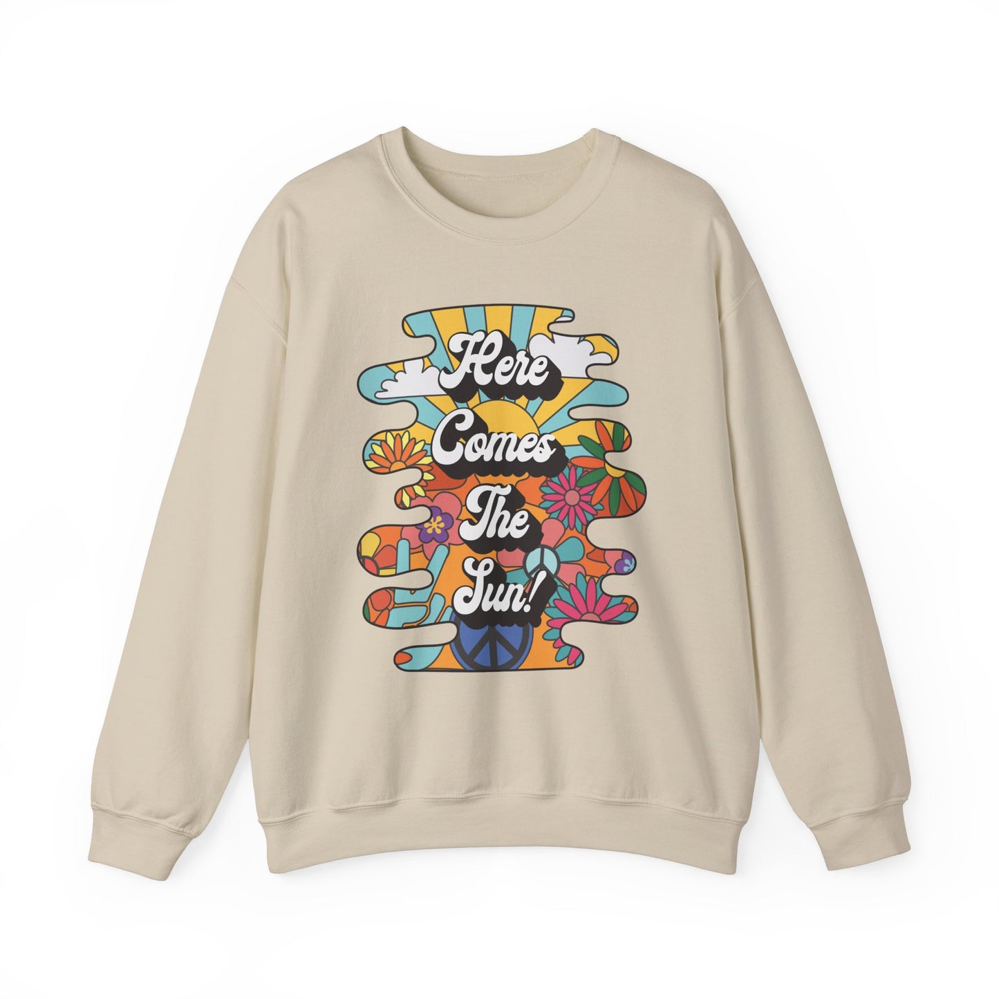 Here comes the sun SHAMS sweatshirt.