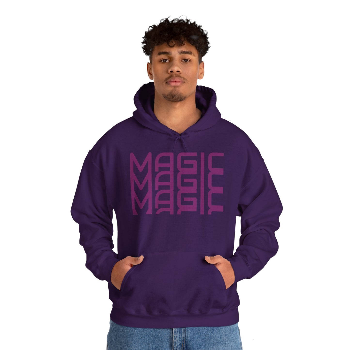 Unisex Heavy Hooded Sweatshirt: Magic