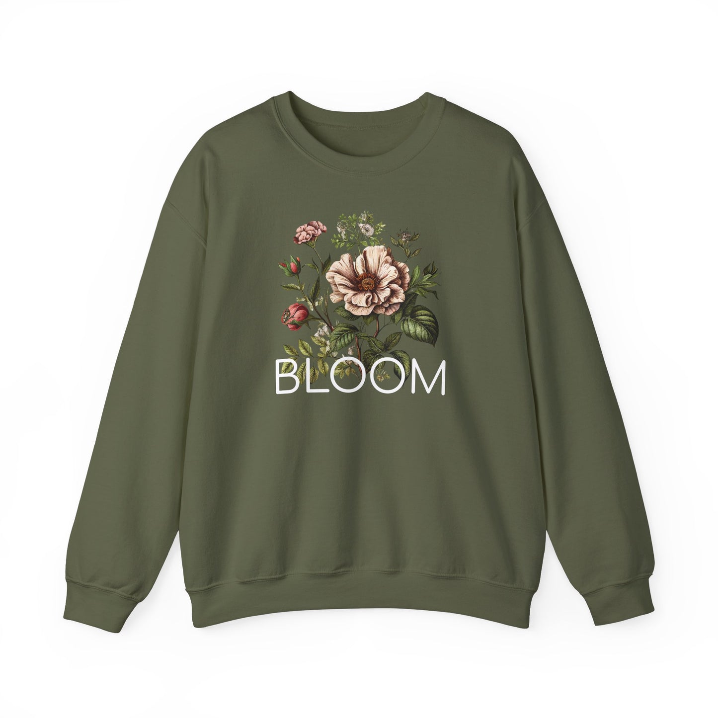 Heavy Crewneck Sweatshirt: Bloom