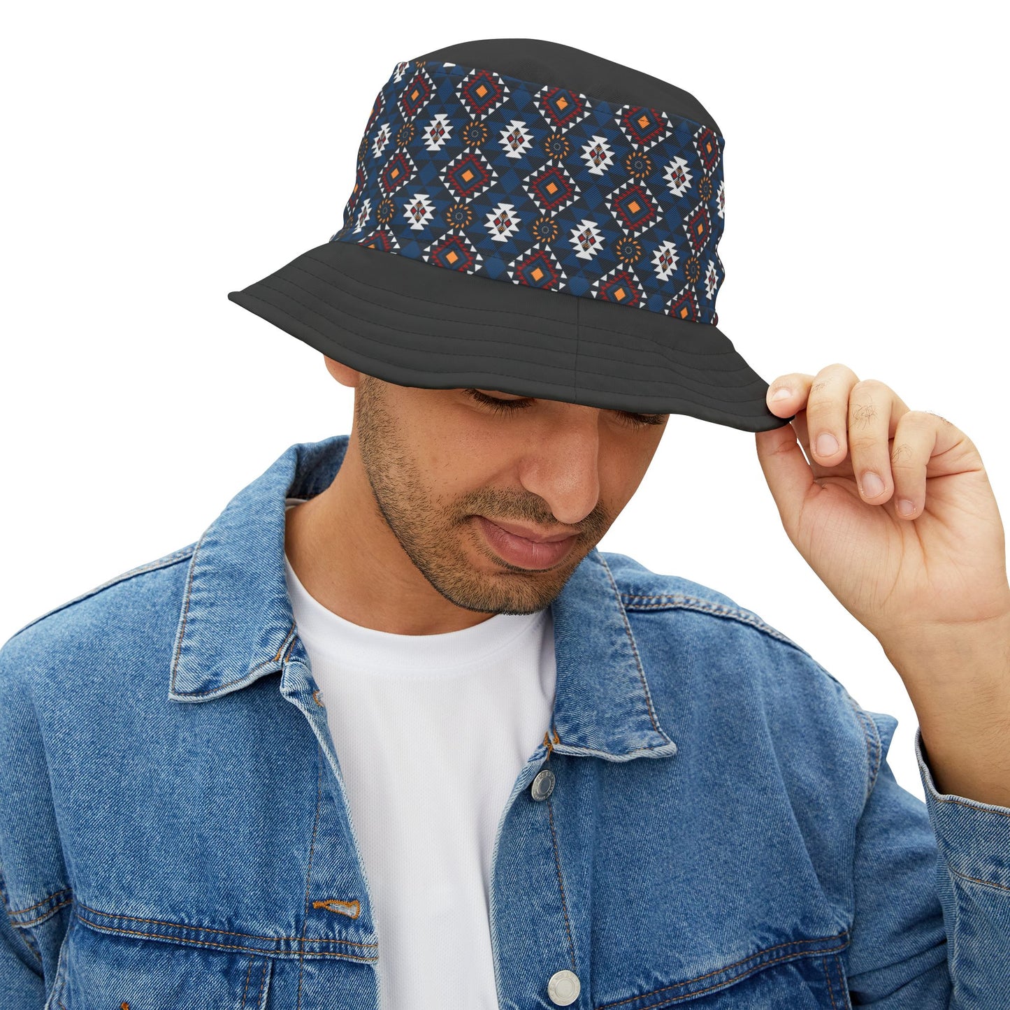 Bucket Hat:  Classic and casual Blue