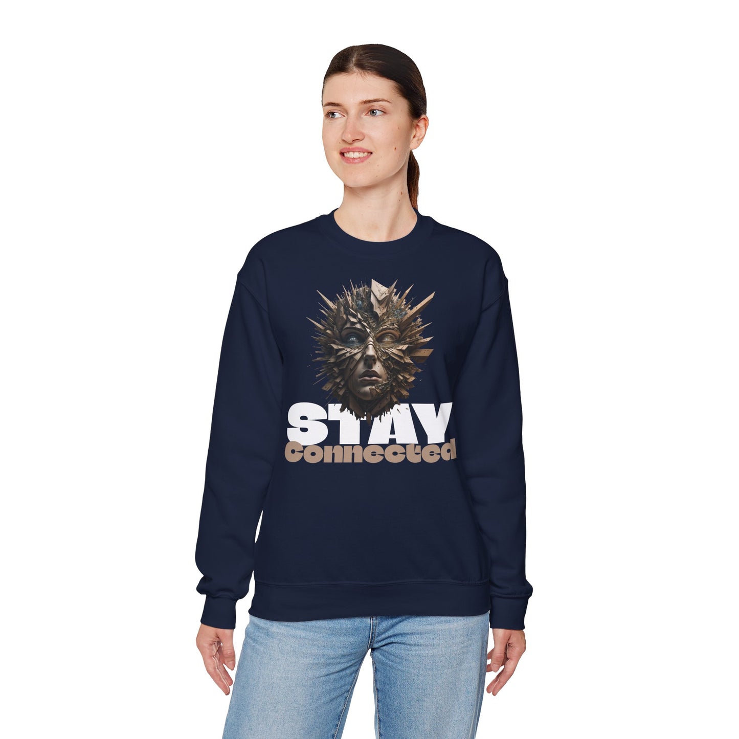 Unisex Crewneck Sweatshirt: Stay connected