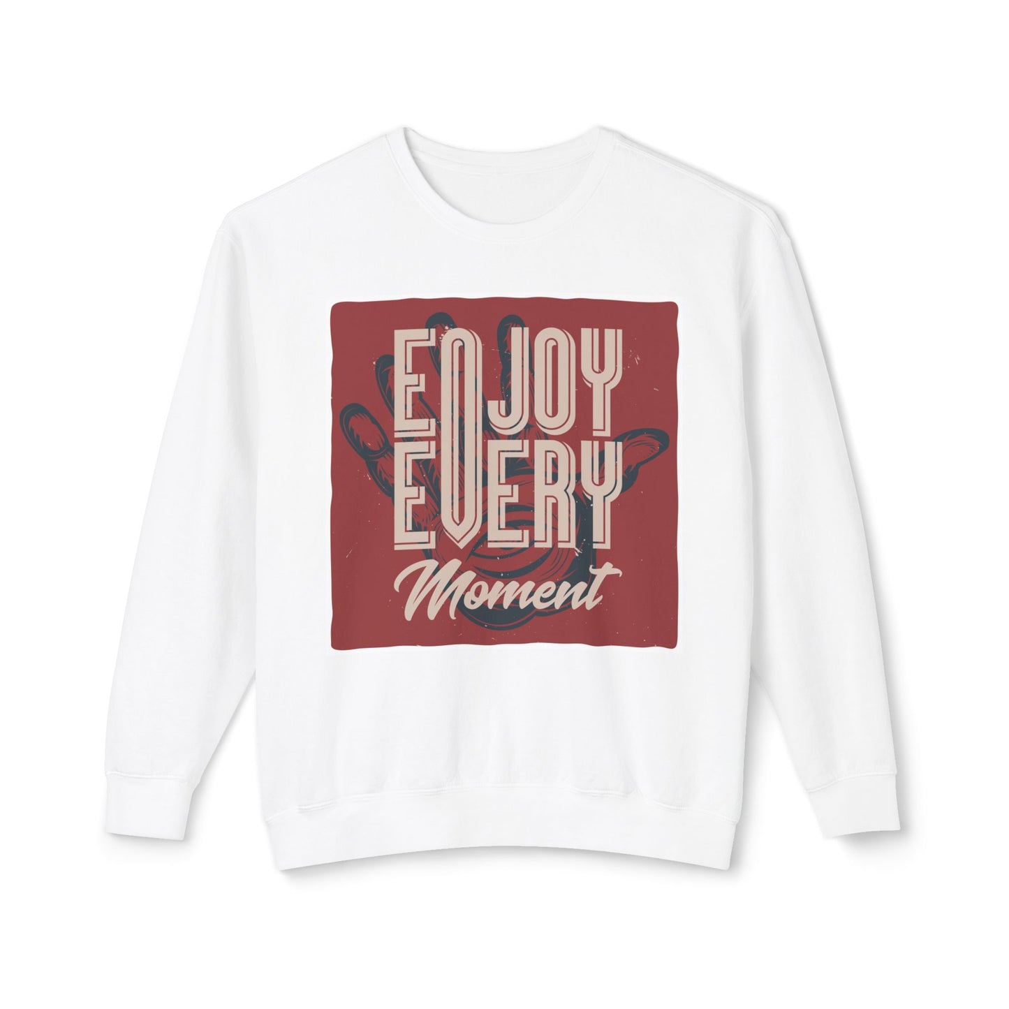 Unisex Lightweight Crewneck Sweatshirt: Enjoy every moment