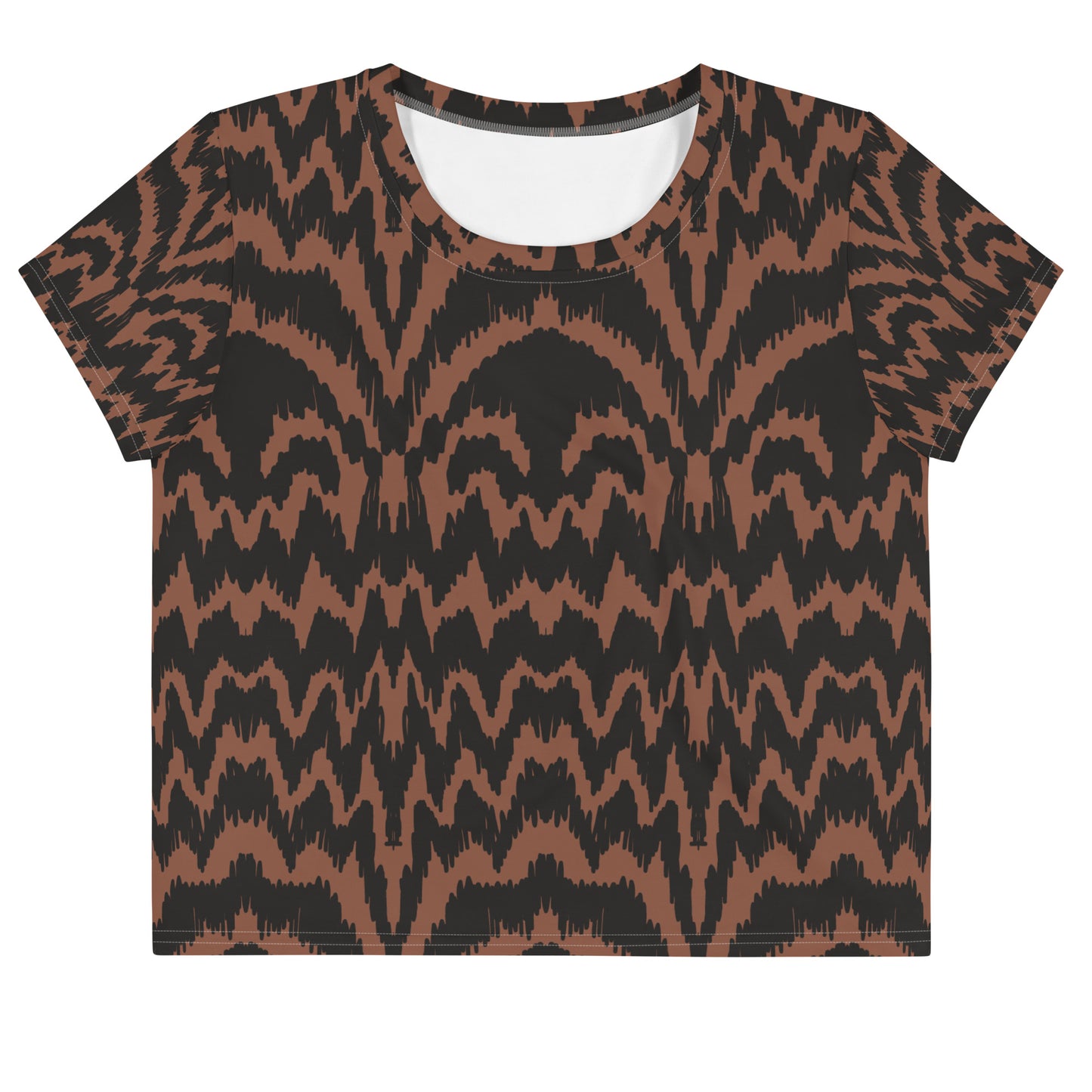 Crop top animal print geometrical.