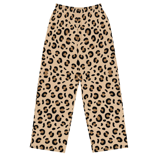 Leopard print pants.